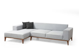 Atelier Del Sofa Sofá Cama Esquinero Izquierdo Gris Claro (Chl+3R) 288 x 160 cm